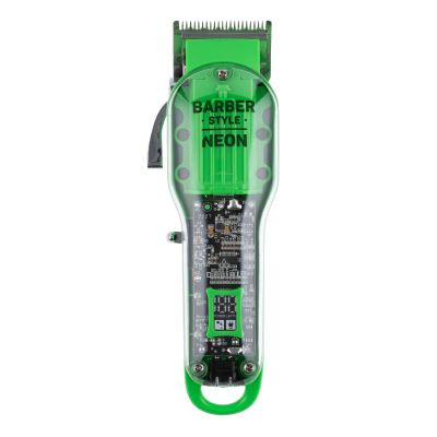 Машинка для стрижки DEWAL PRO BARBER STYLE NEON GREEN, аккум\сет, 6000 об\мин, нож 45 м