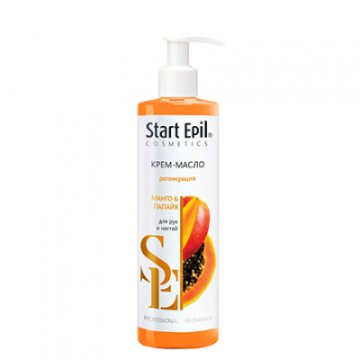 Крем-масло для рук манго и папайя ARAVIA START EPIL, 250 мл