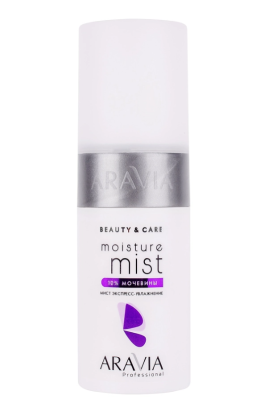 Мист экспресс-увлажнение с мочевиной 10% Moisture Mist, 150 мл ARAVIA Professional
