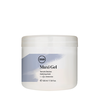 Гель для волос с сильной фиксацией 360 MAXI GEL, 500 мл