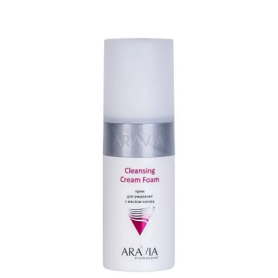 Крем для умывания с маслом хлопка Cleansing Cream Foam, 150 мл/12 "ARAVIA Professional" 