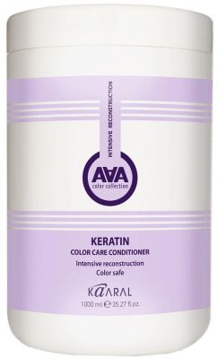 Кондиционер для окрашенных и химически обработанных волос KAARAL AAA KERATIN COLOR CARE, 1000 мл