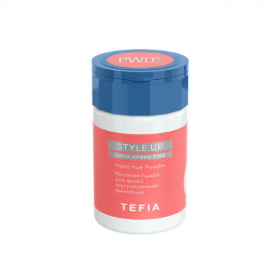 Пудра матовая для волос экстрасильной фиксации TEFIA STYLE.UP, 8 гр
