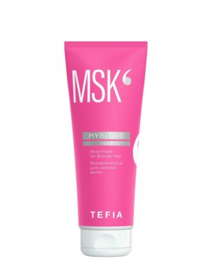 Маска для светлых волос оттеночная TEFIA MYBLOND розовая, 250 мл