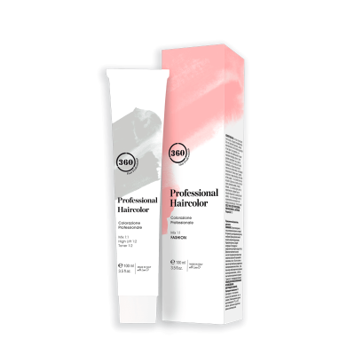 Перманентный краситель для волос 360 PROFESSIONAL HAIRCOLOR тёмный блондин пепельно-фиолетовый 6.12, 100 мл