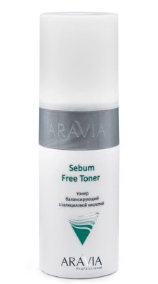 Тонер с салициловой кислотой Sebum Free Toner 150 мл/12 "ARAVIA Professional"