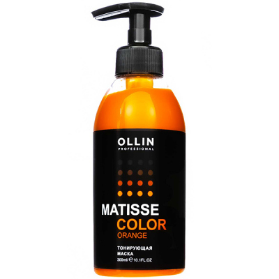 Маска для волос тонирующая OLLIN MATISSE COLOR оранж, 300 мл