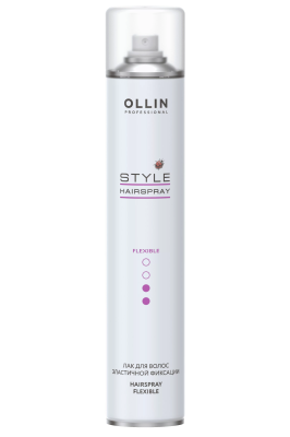 Лак для волос эластичной фиксации OLLIN STYLE, 450 мл