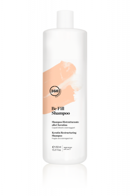 Реструктурирующий шампунь для волос с кератином - BE FILL SHAMPOO 450мл