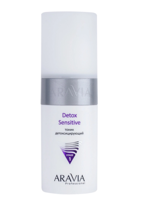 Тоник детоксицирующий Detox Sensitive, 150 мл./12	"ARAVIA Professional" 															